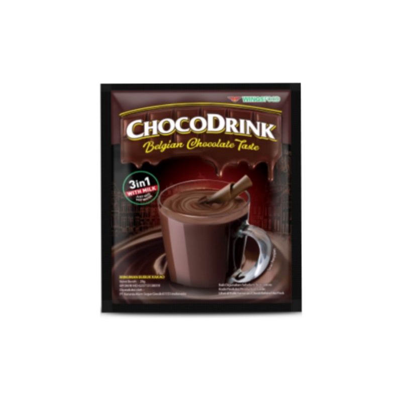 

ChocoDrink Choco sachet 28g 1 Renteng 10 sachet