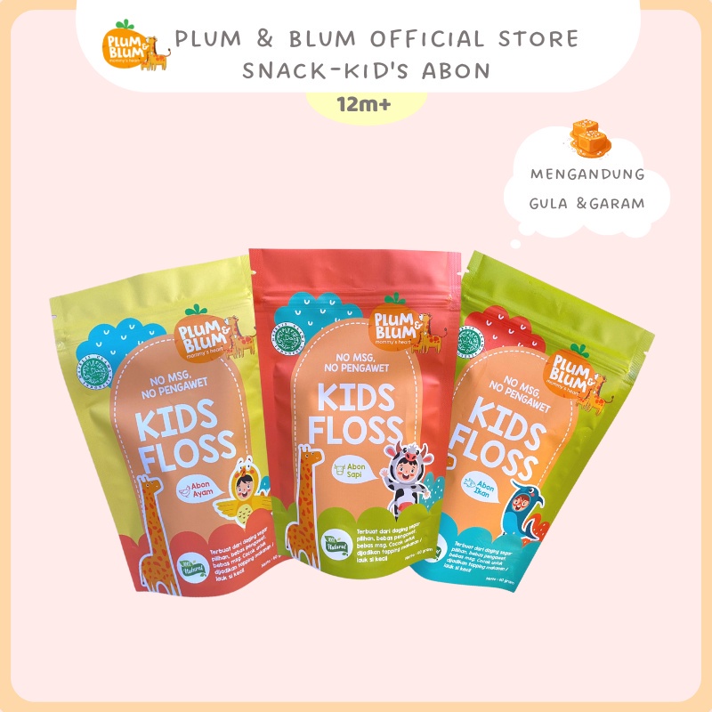 

Plum & Blum Kids Abon Abon Ayam Abon Tuna No MSG - 60 gram