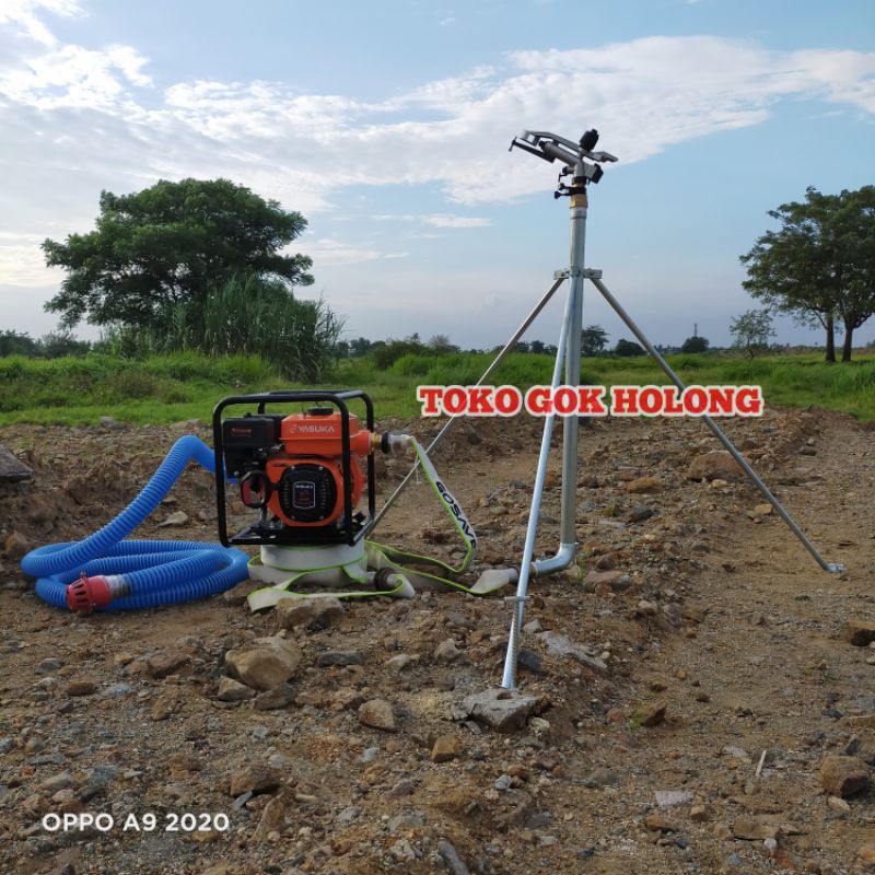 SPRINKLER BIG GUN RADIUS TEMBAK 30 METER|Inled 1,5 Inch|Penyiraman Pertanian