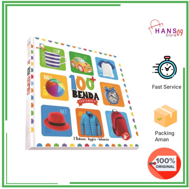 Opredo Board book 100+ Benda Pertamaku