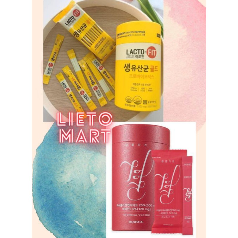 (READY) LEMONA GYEOL COLLAGEN & LACTOFIT PROBIOTIC (PER-PACK) 1 pack isi 10 stick