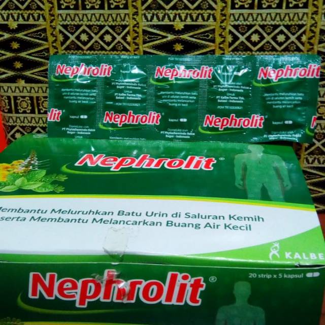 NEPHROLIT Kalbe Jamu Peluruh Batu Urin Dan Pelancar Buang Air Kecil