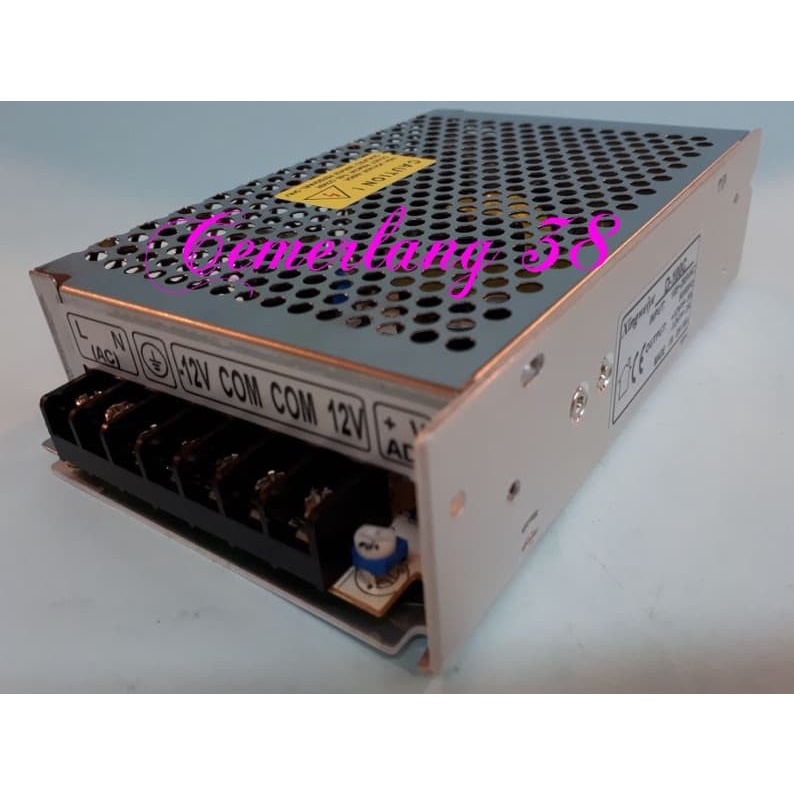 PD D100C +12V 5A -12V 3A Double / Dual Output Switching Power Supply