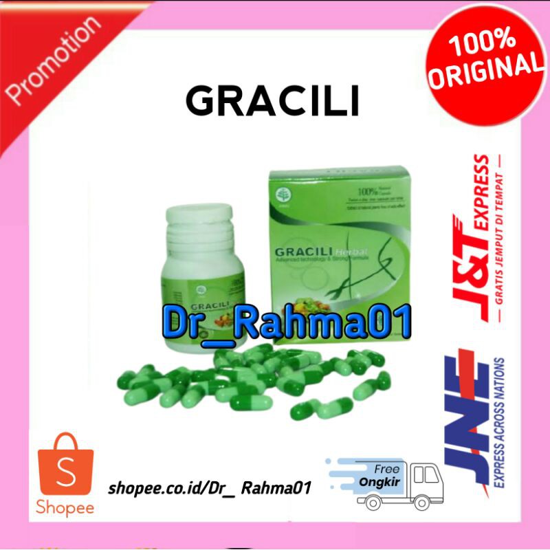 GRACILI ASLI 100% ORIGINAL OBAT PELANGSING BADAN ALAMI OBAT HERBAL