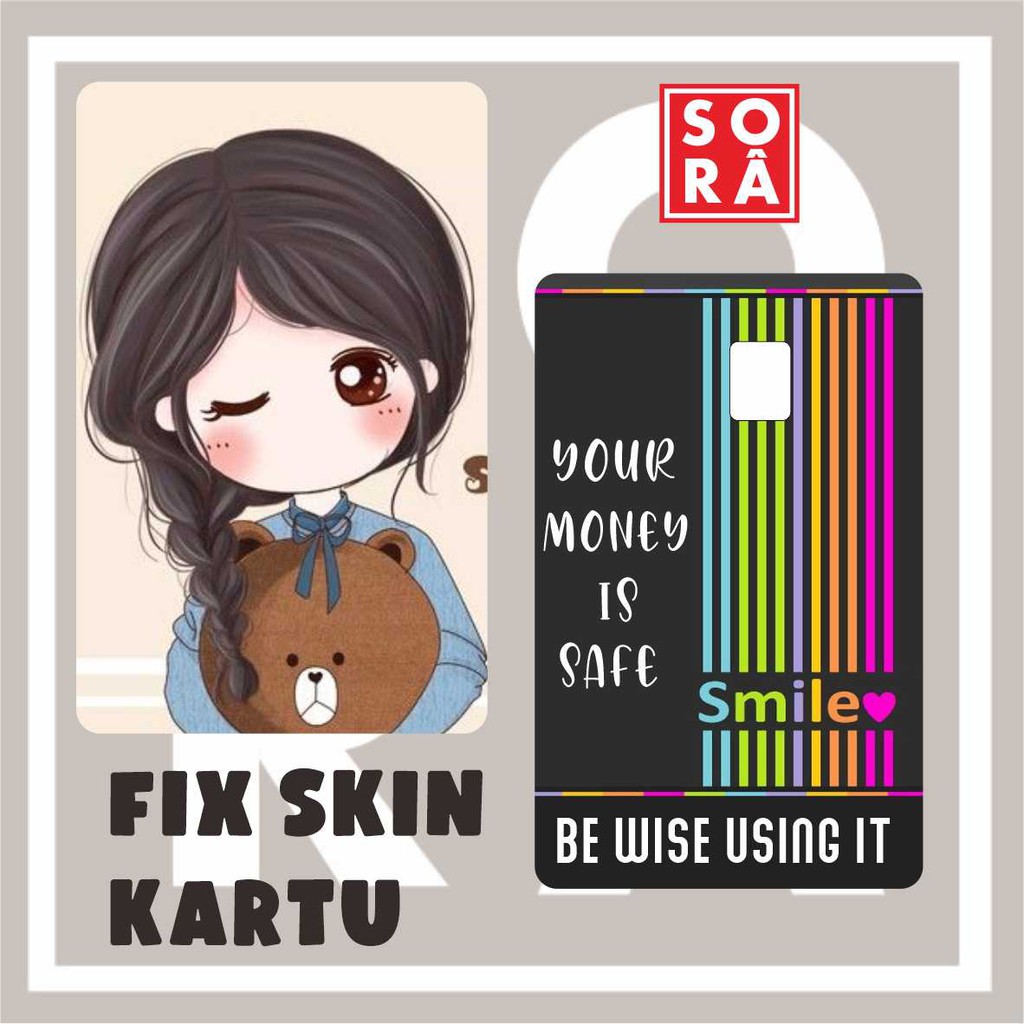 

SKIN KARTU TERMURAH SERI ESTETIK ATM RFID E-MONEY DAN KARTU LAINNYA
