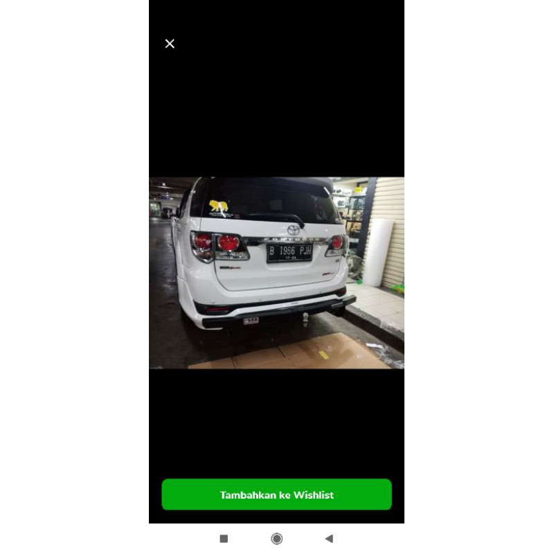 Towing bar ARB mobil toyota fortuner