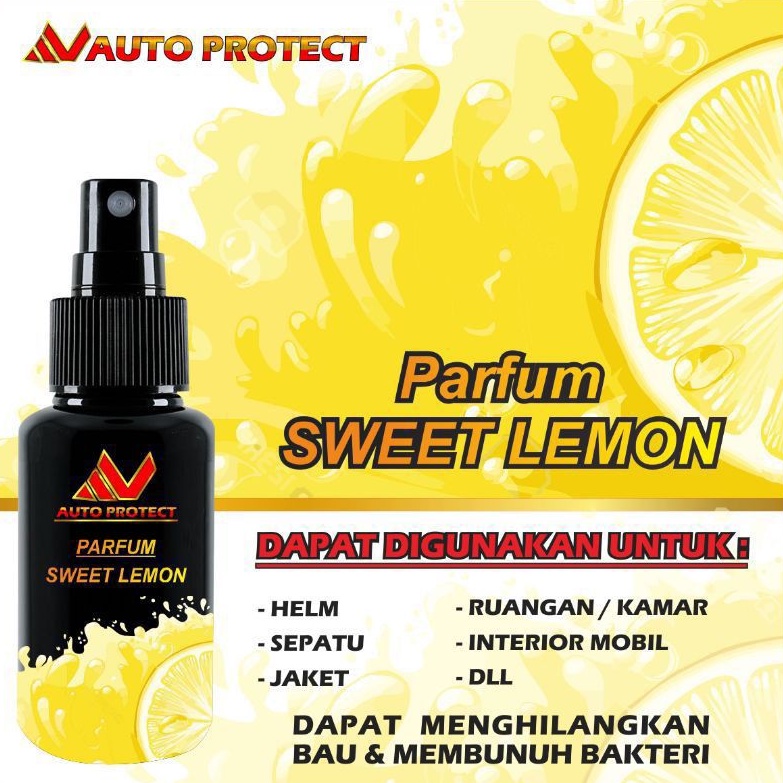 Parfum Sweet Lemon Untuk Mobil - Helm | Parfum Ruangan | Parfum Sepatu | By Av Auto Protect