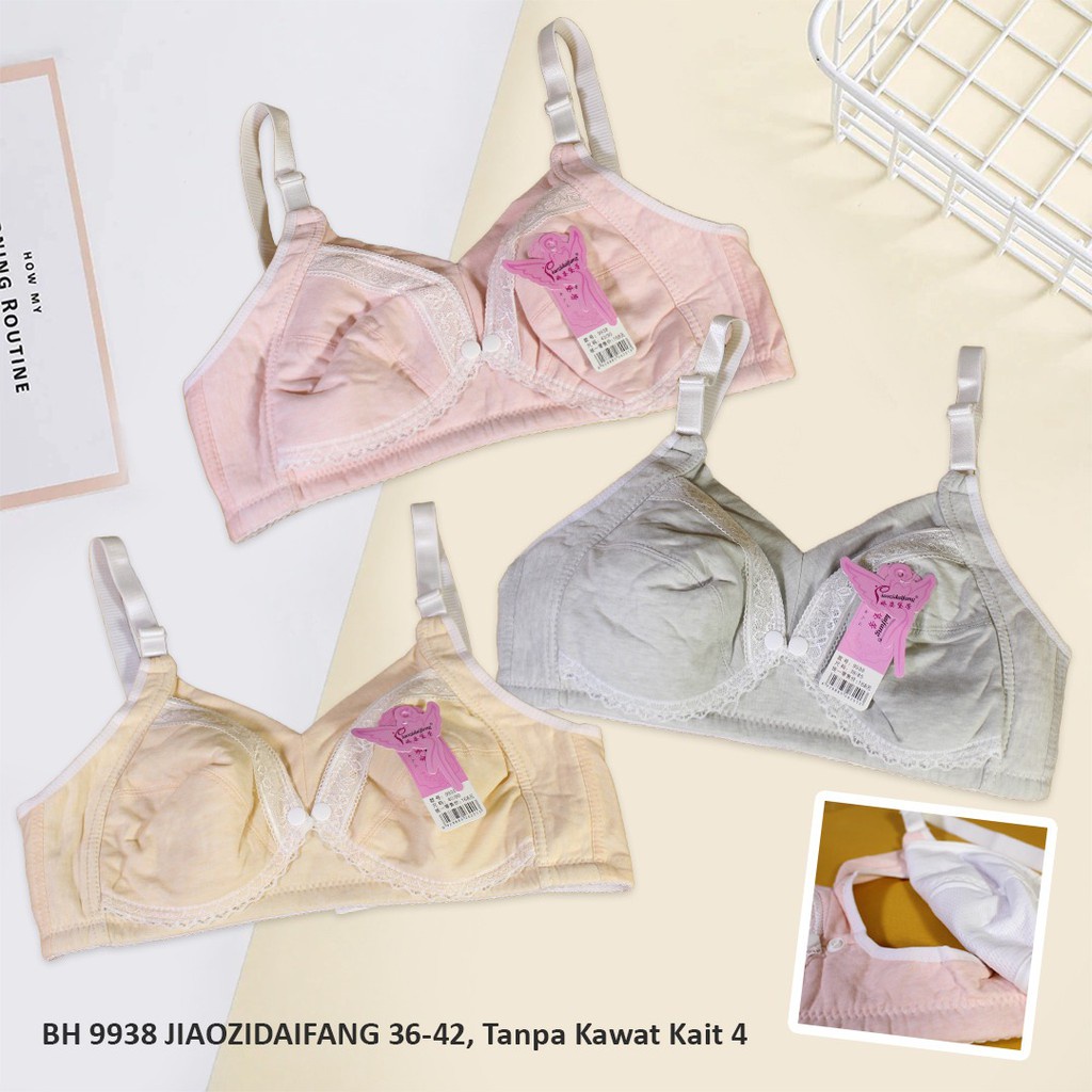 Bra BH MENYUSUI Tanpa Kawat / Bra Maternity / Nursing Bra / wenli