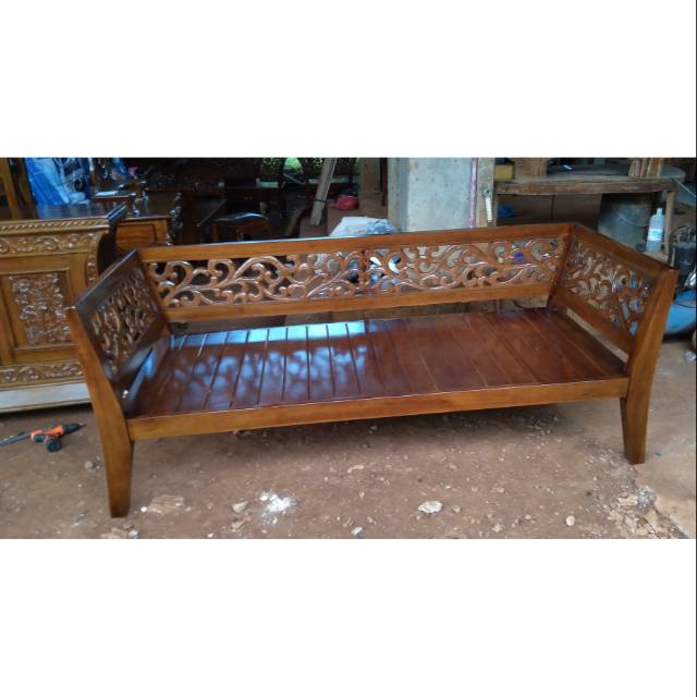 BALE BALE CUMI KAYU JATI JEPARA KURSI RISBAN BANGKU