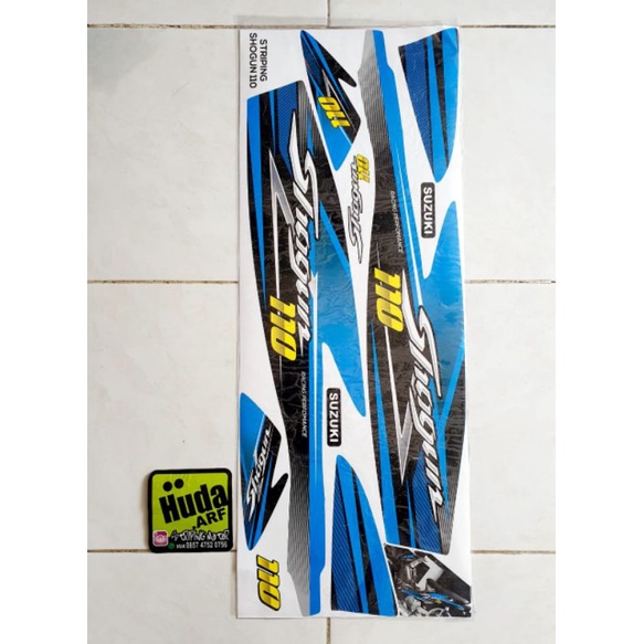 Striping Lis Sticker variasi Suzuki Shogun 110 Variasi Shogun