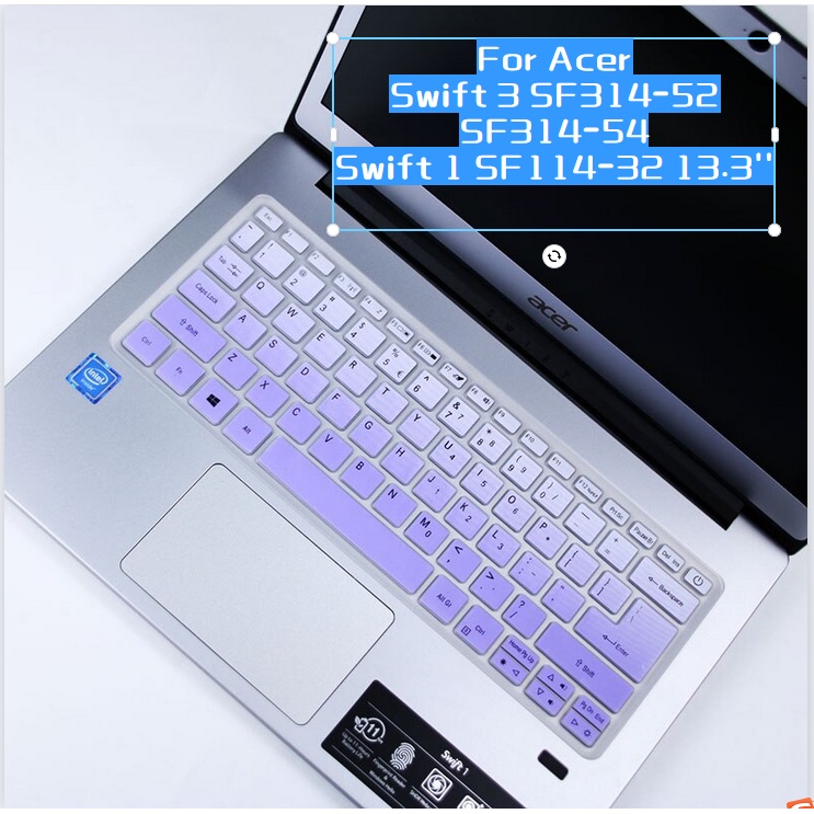 Skin Silikon Pelindung Keyboard Untuk Acer Swift 3 Sf314-52 Sf314-54 / Swift 1 Sf114-32 13.3 &quot;14&quot;