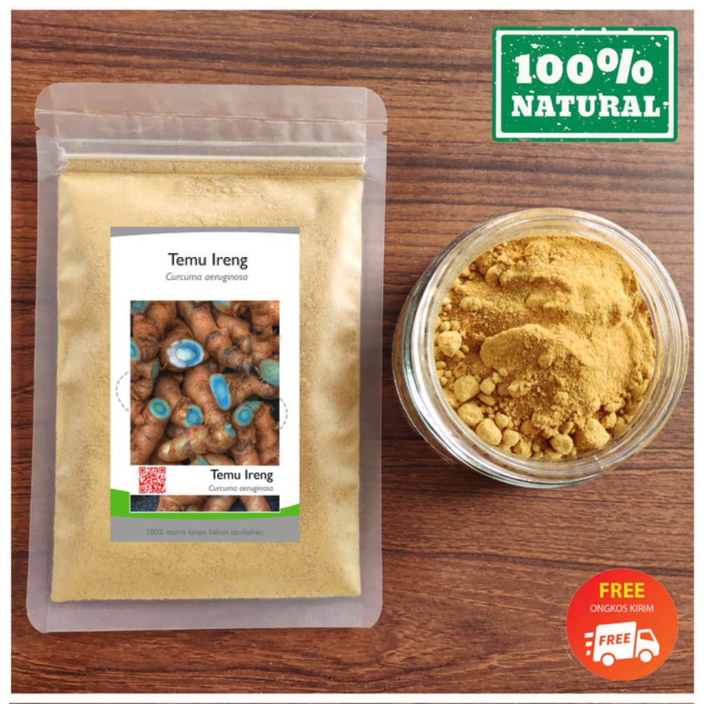 

BUBUK TEMU HITAM 1 Kg Serbuk Temu Ireng 100% Asli Curcuma aeruginosa Powder