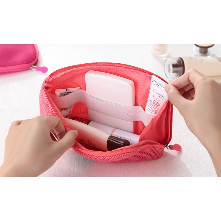 Cable Pouch BESAR - Hp &amp; Accessories Organizer Bag - 3 Warna Pilihan