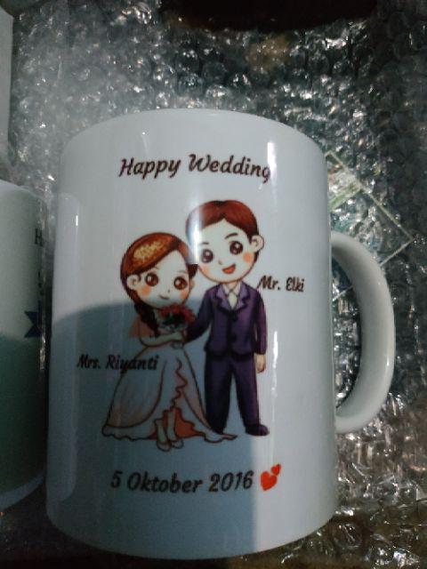 Kado - Hadiah - Pajangan - Couple - Hadiah Couple - Mug Couple - Custom - Mug