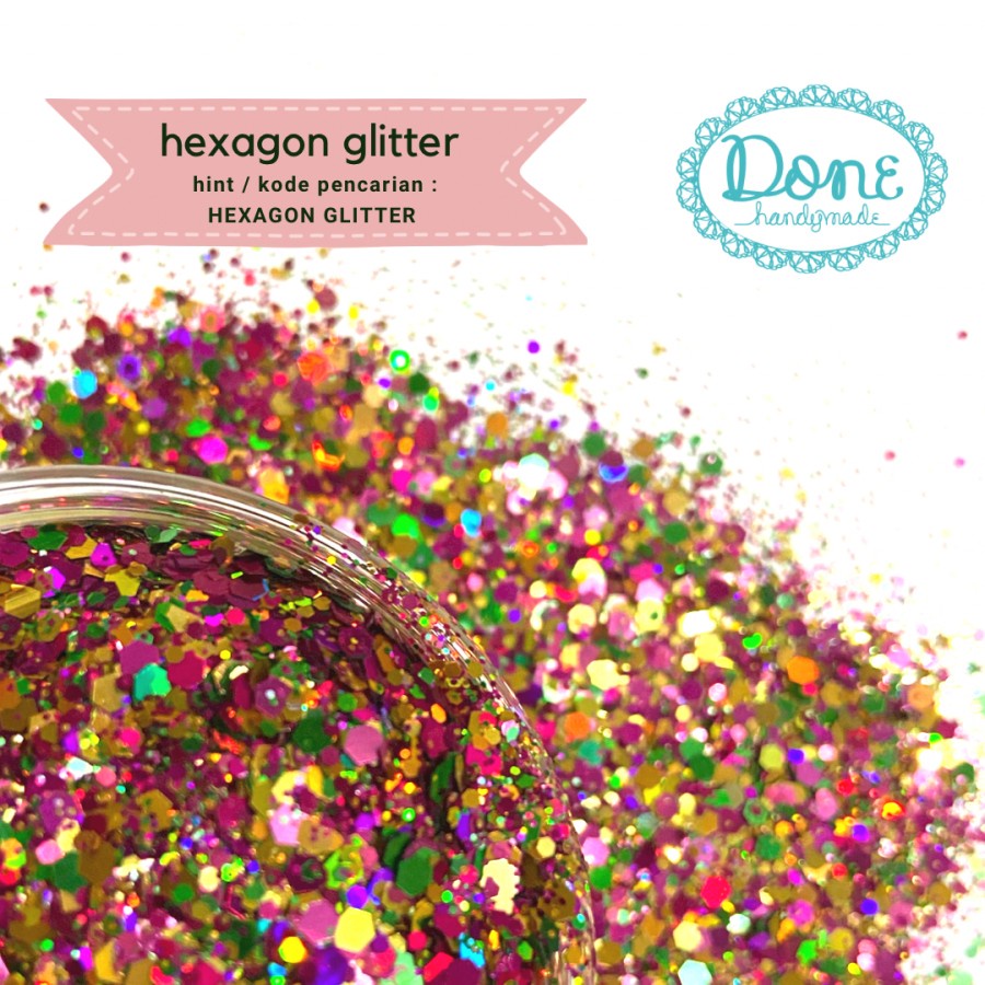 hexagon glitter hologram glitter slime make up glitter craft nail art