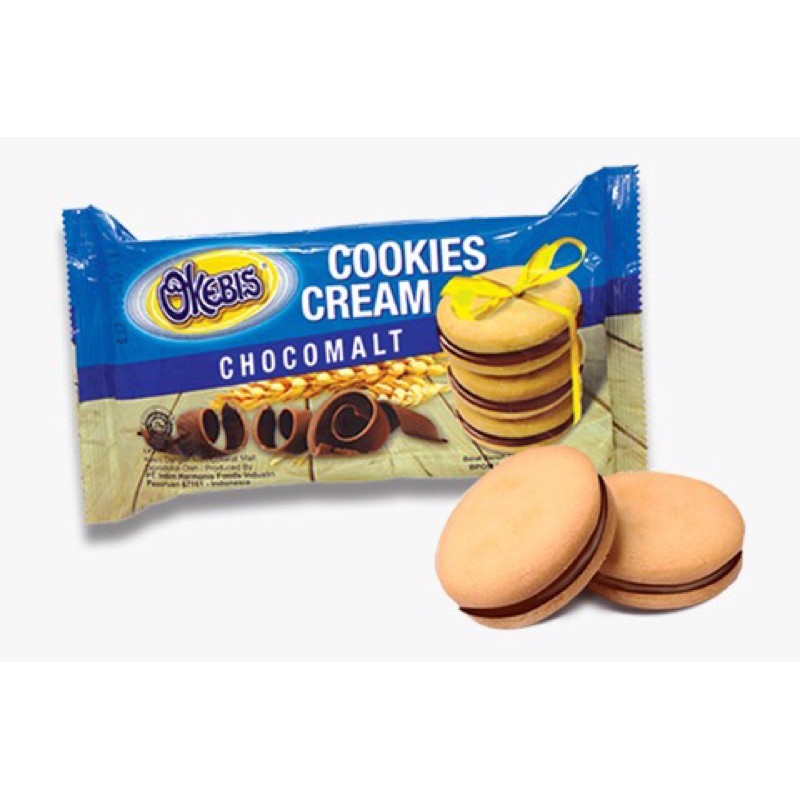 Inafood Okebis Cookies Cream Chocomalt 180gr