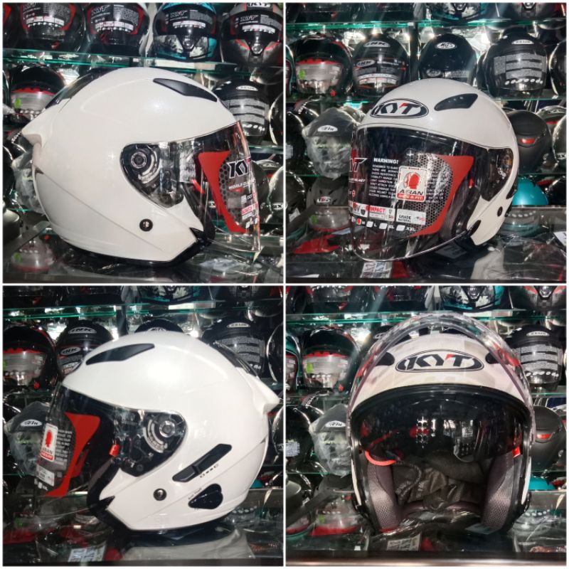 kyt galaxy flat R white solid