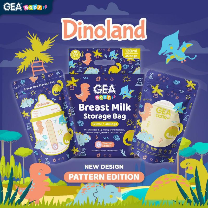 GEA breast milk 120ML | Kantong asi || GEA kantong asi Safari