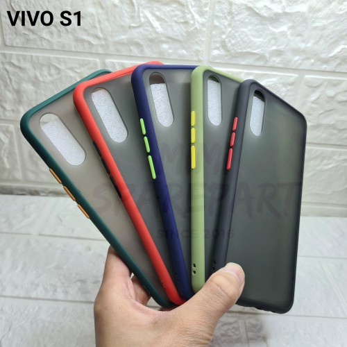 CASE MATTE VIVO S1 VIVO S1 BIASA TRANSPARAN FUZE MACARON MY CHOICE - FA