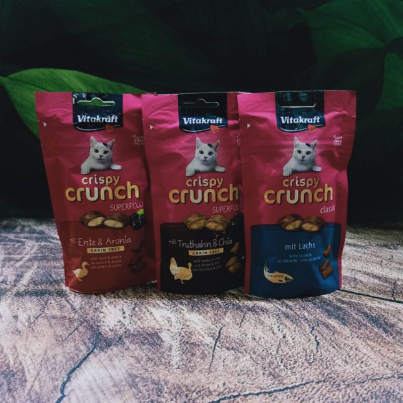 Snack kucing Vitakraft Crispy Crunch 60gr
