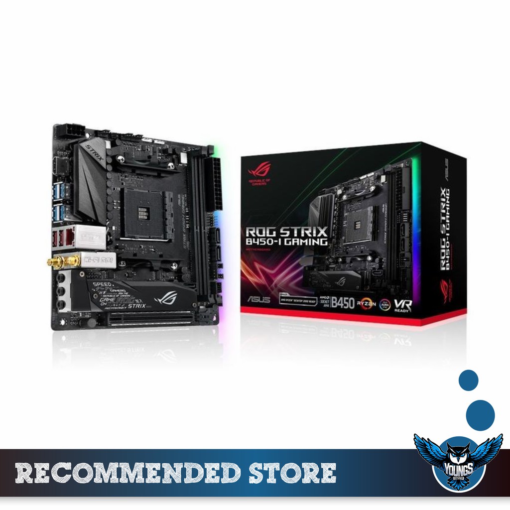 MOTHERBOARD AMD ASUS ROG STRIX B450-I GAMING AM4