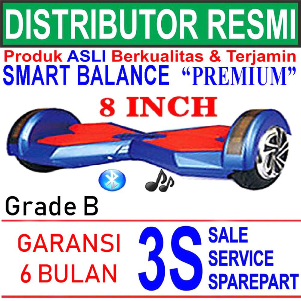 HOVERBOARD   SMART BALANCE    GRADE B TERBARU 8 INCH   25 KM   HOVER BOARD TERMURAH
