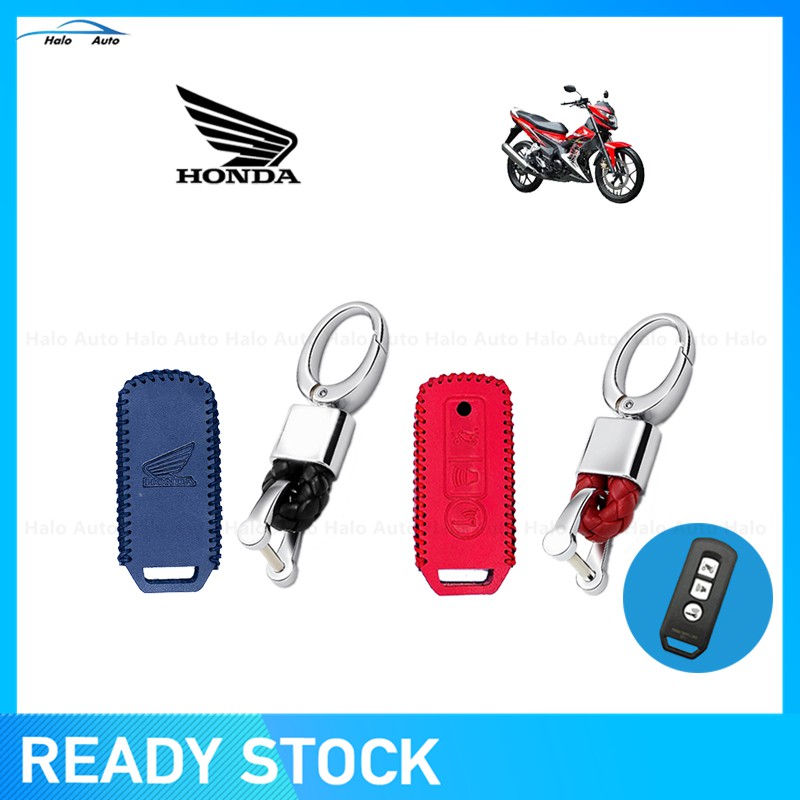 【Ready Stock】Leather Key Cover For Honda Pcx Sh 125 150 Motorcycle Scooter Remote with keychain