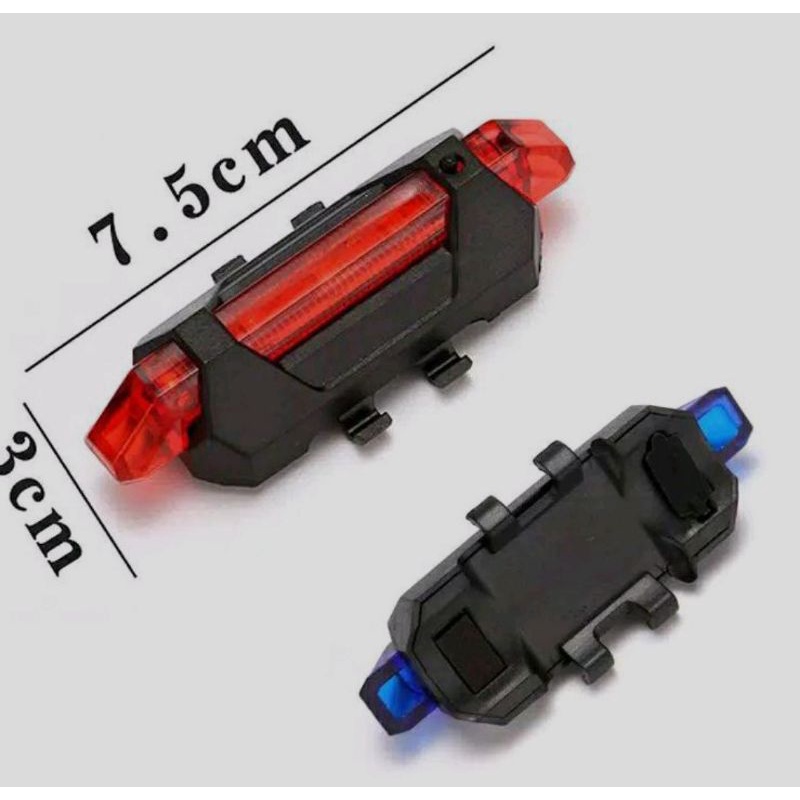 Lampu led drag motor sepeda cas