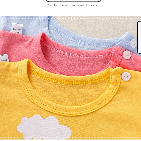 KSAC (13-18) PAKAIAN ANAK 0-6TAHUN BAJU KAOS KARAKTER LENGAN PENDEK CELANA PENDEK ANAK BAYI BALITA-1