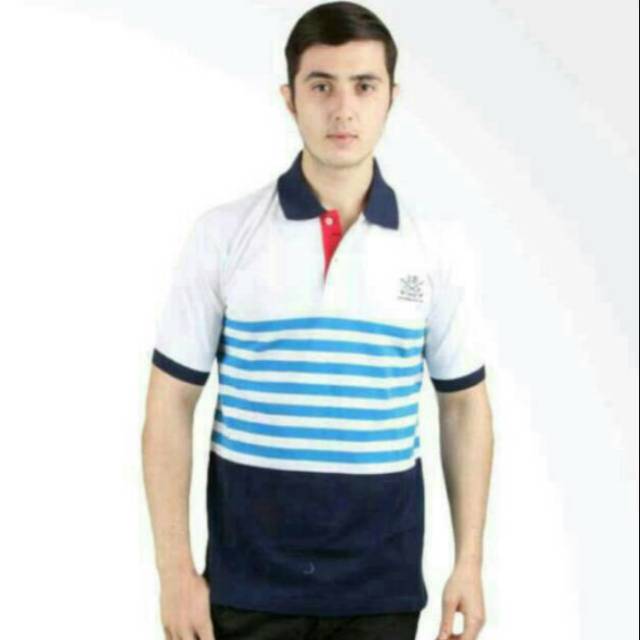 Kaos kerah Polo shirt LA BETTE Paris  bahan cotton T shirt