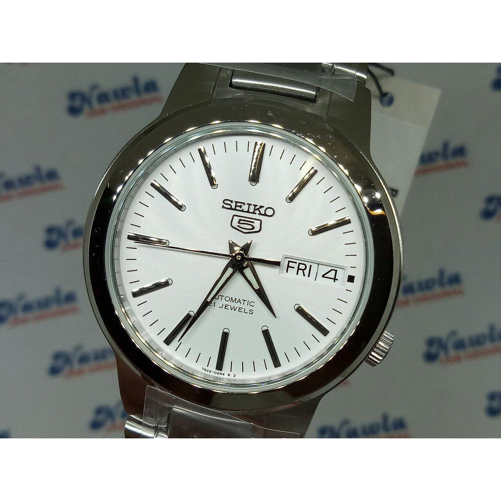 Seiko 5 Automatic SNKA01K1 White Dial - Jam Tangan Pria SNKA01