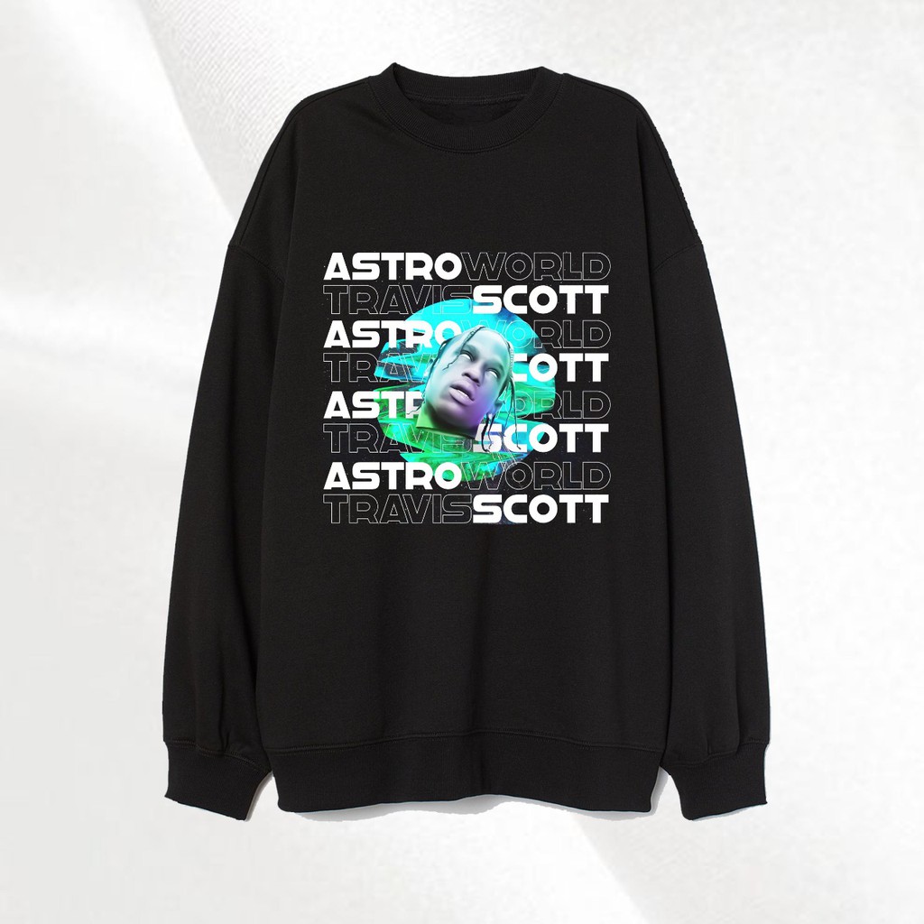 Crewneck TRAVIS SCOTT ASTROWORLD Vintage Sweater Hoodie Music Unisex