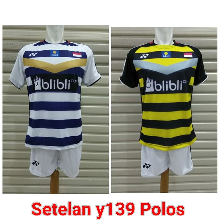 Setelan Kaos Bulutangkis / Baju Badminton Yonex Y139 POLOS