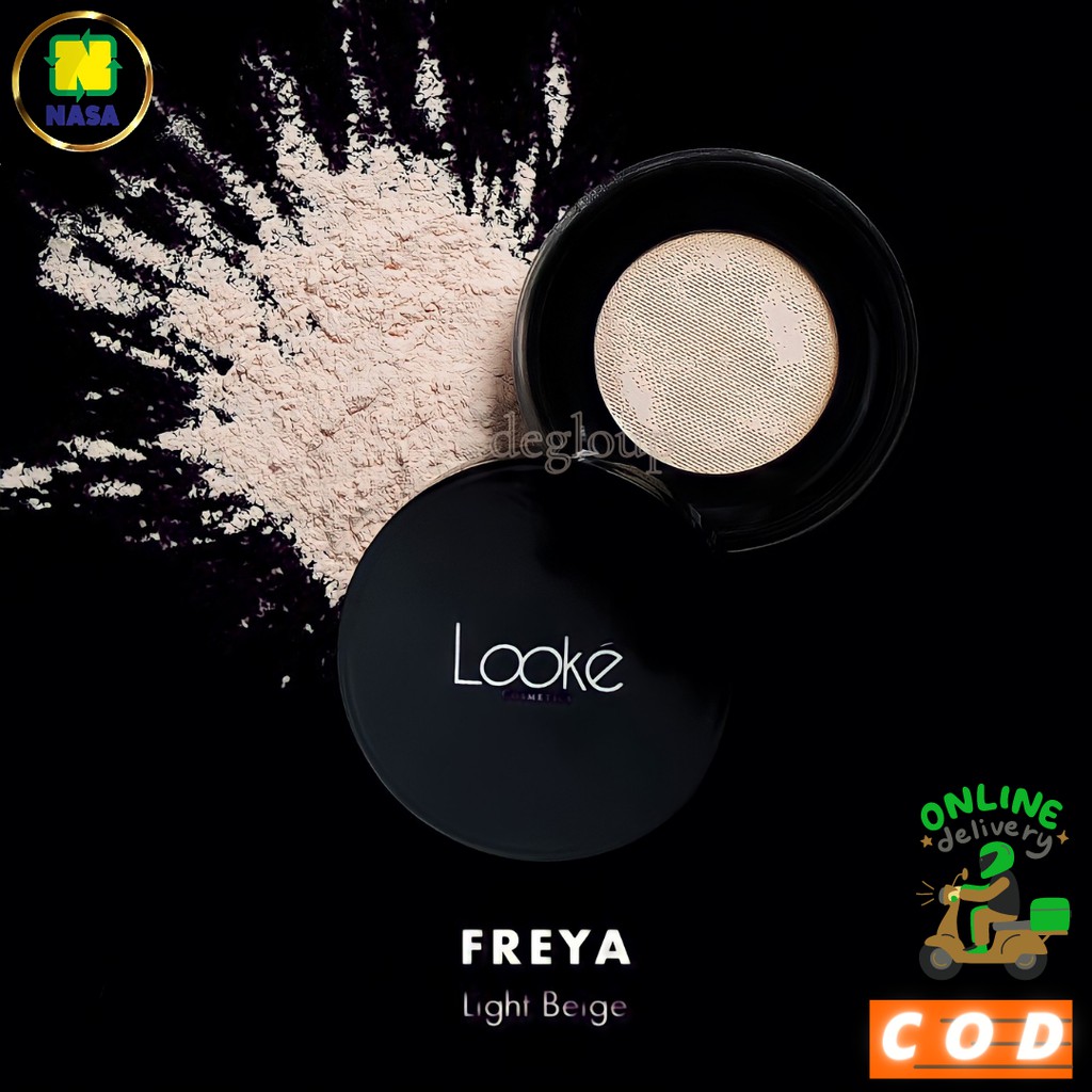 LOOKE SMOOTH & BLUR LOOSE POWDER - BEDAK TABUR LOOKE BEDAK TABUR NASA BEDAK TABUR - BEDAK TABUR FREY