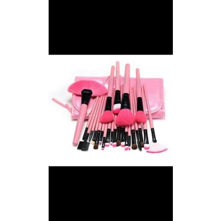 Kuas set pink 24/ Kuas set