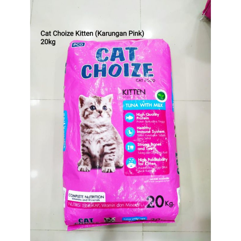 Cat Choize Kitten 20kg (karungan pink)