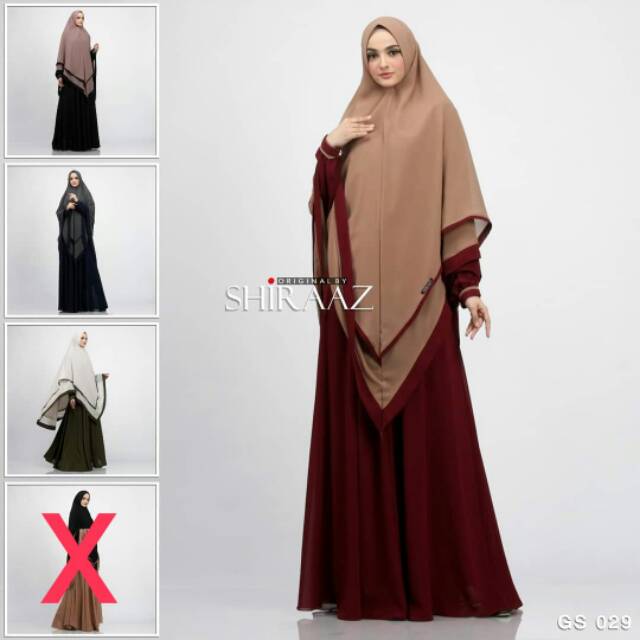 Ready set gamis syari by Shiraaz original
