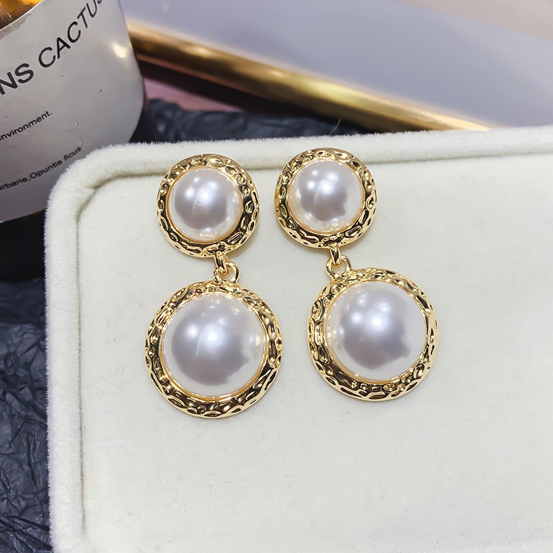 Candy Jewelry Fashion Pearl Earring S925 Earrings Rhinestone Ear Studs for Women