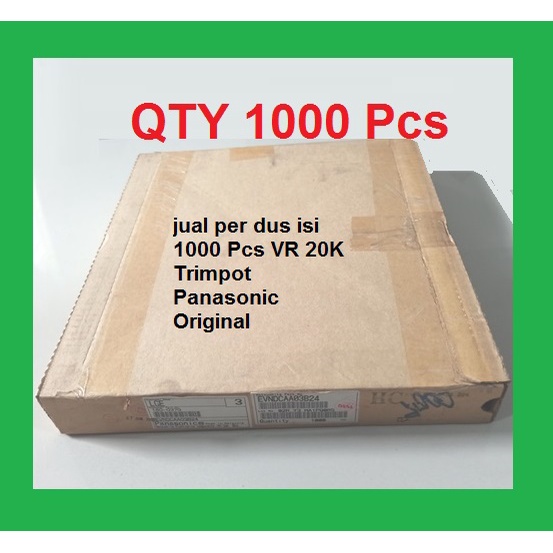 jual per dus isi 1000 Pcs VR 20K Trimpot Panasonic Original