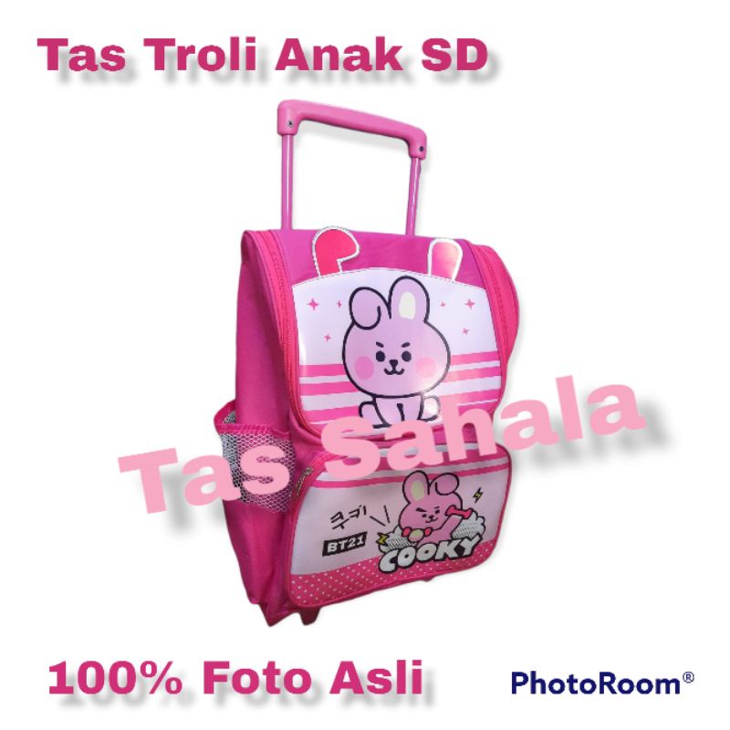 Tas Troli Anak Perempuan TK SD bt21 Terbaru