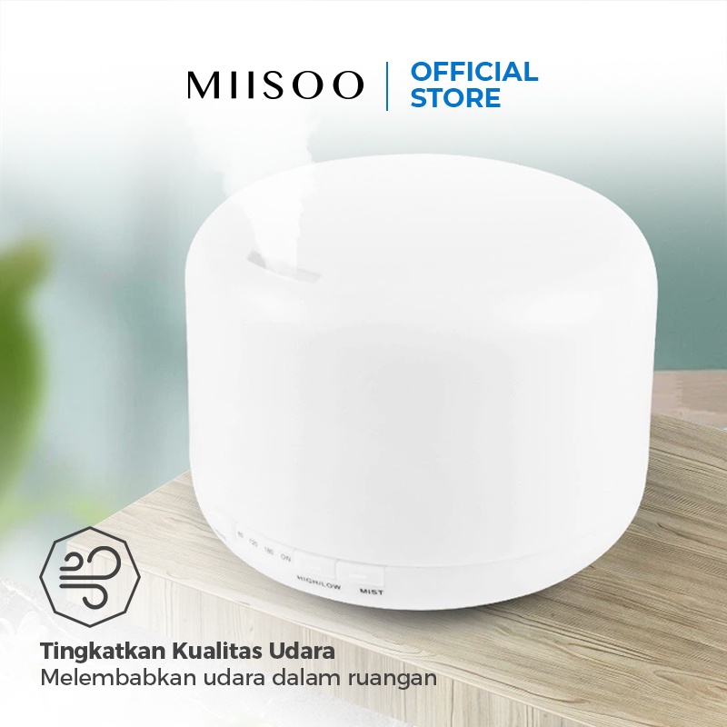MIISOO Humidifier Diffuser Air Purifier Aromaterapy Essential oil Difuser 500ML Aroma Purifier LED + Remote/Diffuser HOKO By MIISOO-4