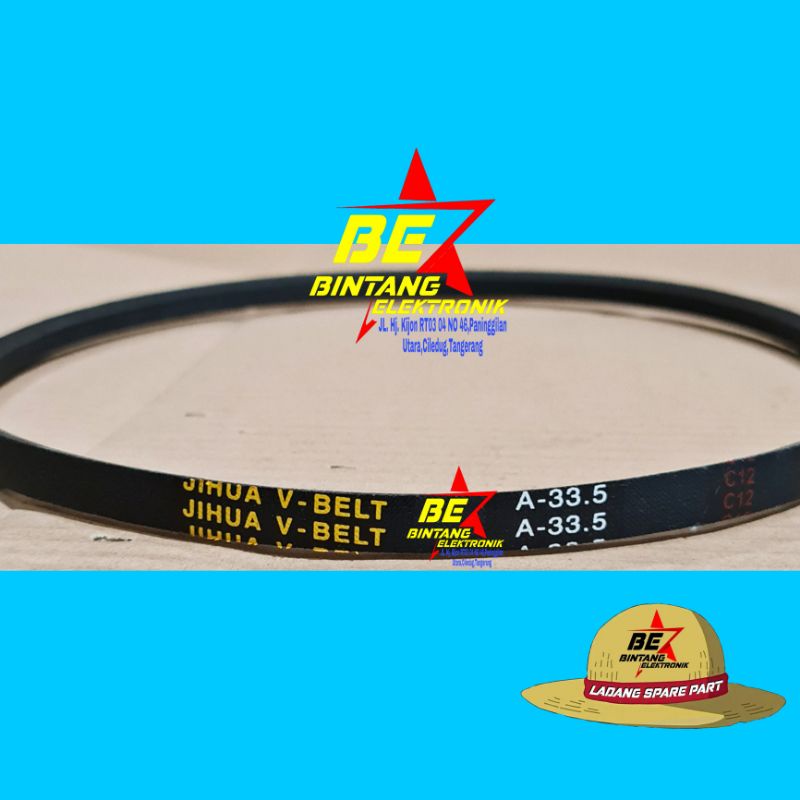 VBELT A33.5 V-BELT MESIN CUCI A-33.5 V BELT A 33.5