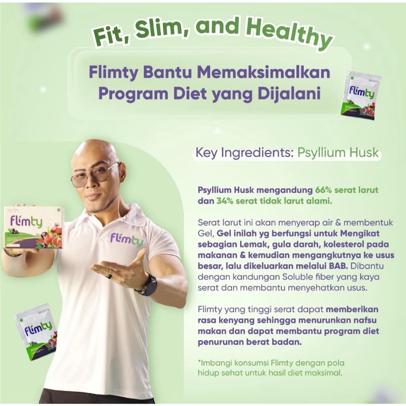 promo flymty fiber 1 box (16 sachet)