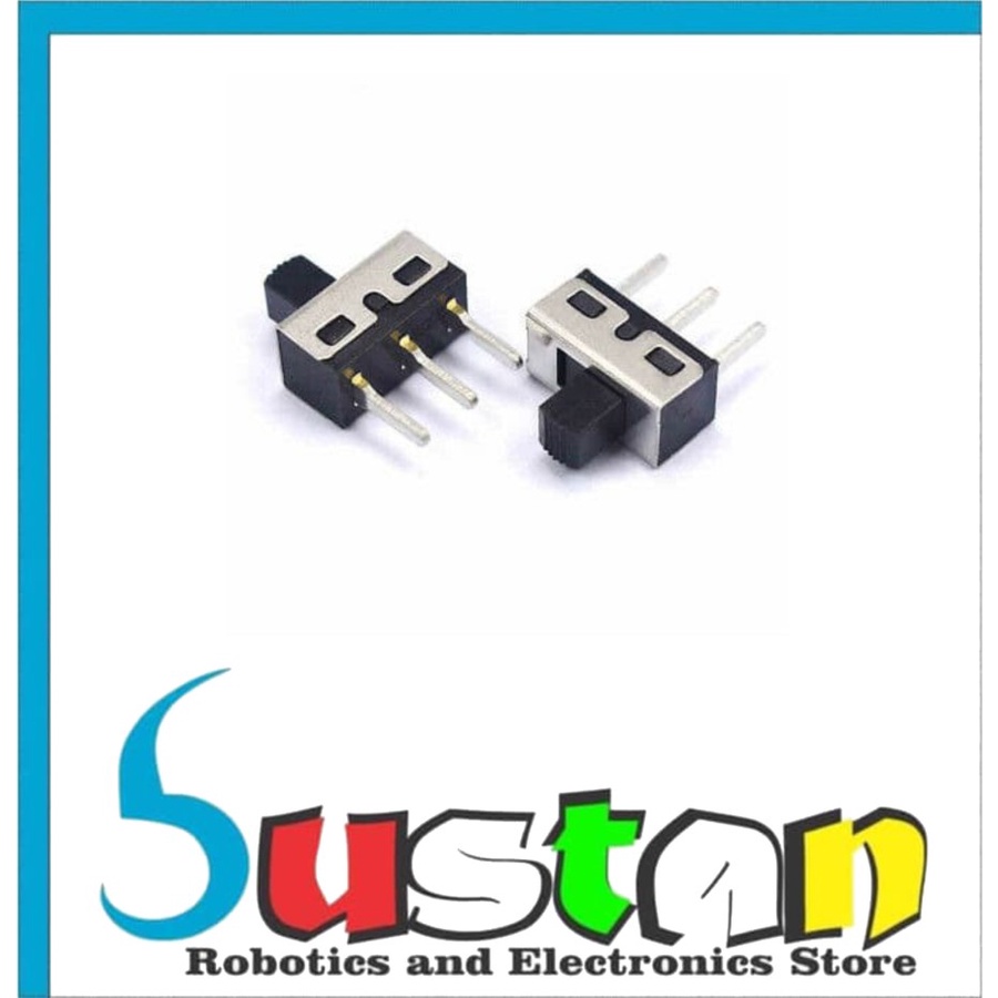 Toggle switch saklar geser 4.7mm 3p 3 pin 3pin SS12D10 large current