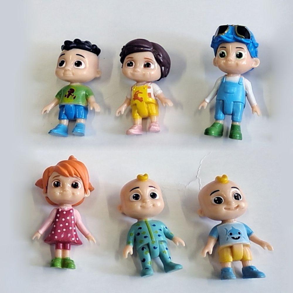 Nanas 12Pcs/Set Action Figure PVC Anak Hadiah Mobil Ornamen Boneka JoJo