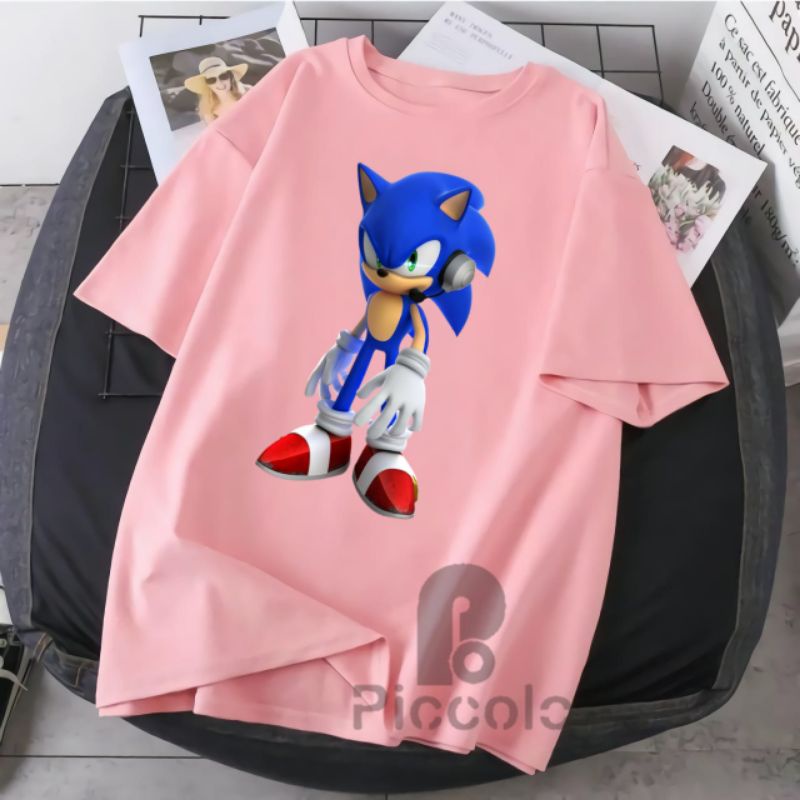 baju kaos sonic anak /KAOS SONIC/ kaos terbaru (free nama)