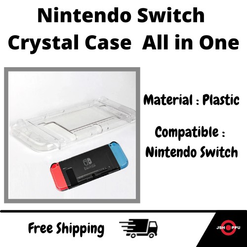 Case Casing Crystal Protector Pelindung Nintendo Switch