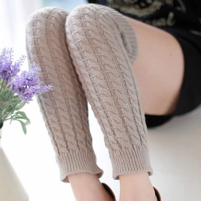 IMPORT Leg Warmer Penghangat Kaki rajut wool winter musim dingin