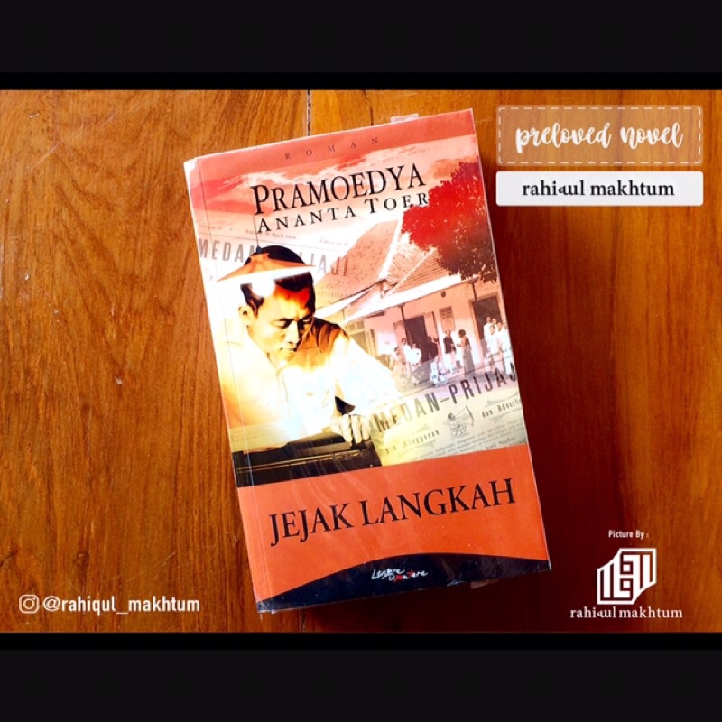 Preloved novel Jejak Langkah pramoedya x bumi manusia tag bekas second ori