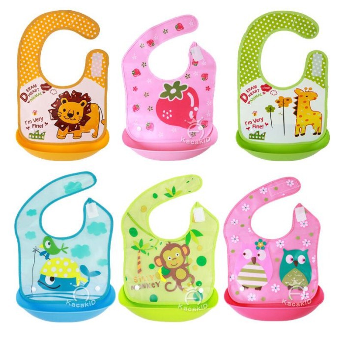 UNNISO - Baby Bib Slabber With Crumb Catcher